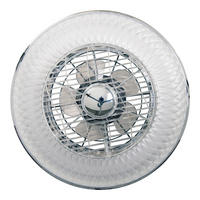 DECKENVENTILATOR 55/20 cm   - Weiß, Design, Kunststoff (55/20cm) - Näve