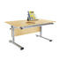 JUGENDSCHREIBTISCH - Birkefarben/Silberfarben, Basics, Holz/Metall (120/70cm) - Paidi JUGENDSCHREIBTISCH - Birkefarben/Silberfarben, Basics, Holz/Metall (120/70cm) - Paidi