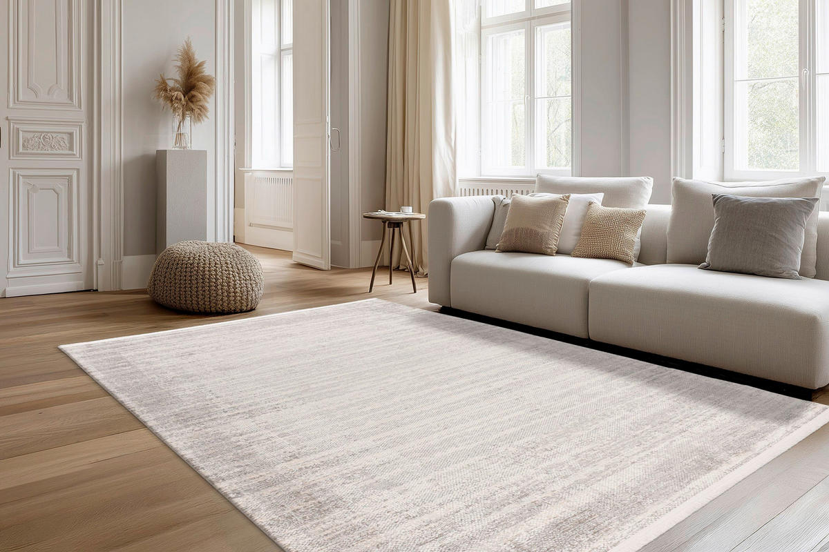 FLACHWEBETEPPICH 200/290 cm Clairmont Silberfarben  - Silberfarben, LIFESTYLE, Textil (200/290cm) - Pierre Cardin
