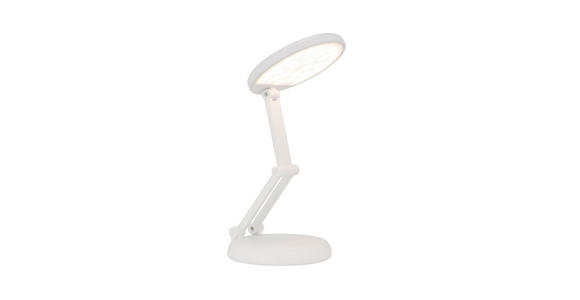 LED-SCHREIBTISCHLEUCHTE 12,5/23,5 cm   - Weiß, Basics, Kunststoff (12,5/23,5cm) - Novel