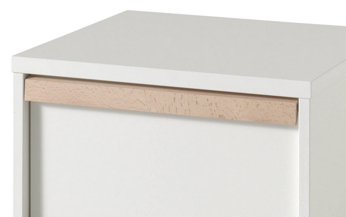 ROLLCONTAINER 48,1/60/44 cm  - Buchefarben/Weiß, MODERN, Holz/Holzwerkstoff (48,1/60/44cm) - MID.YOU