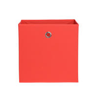 SKLOPIVA KUTIJA   32/32/32 cm   - crvena, Dizajnerski, tekstil (32/32/32cm) - Carryhome
