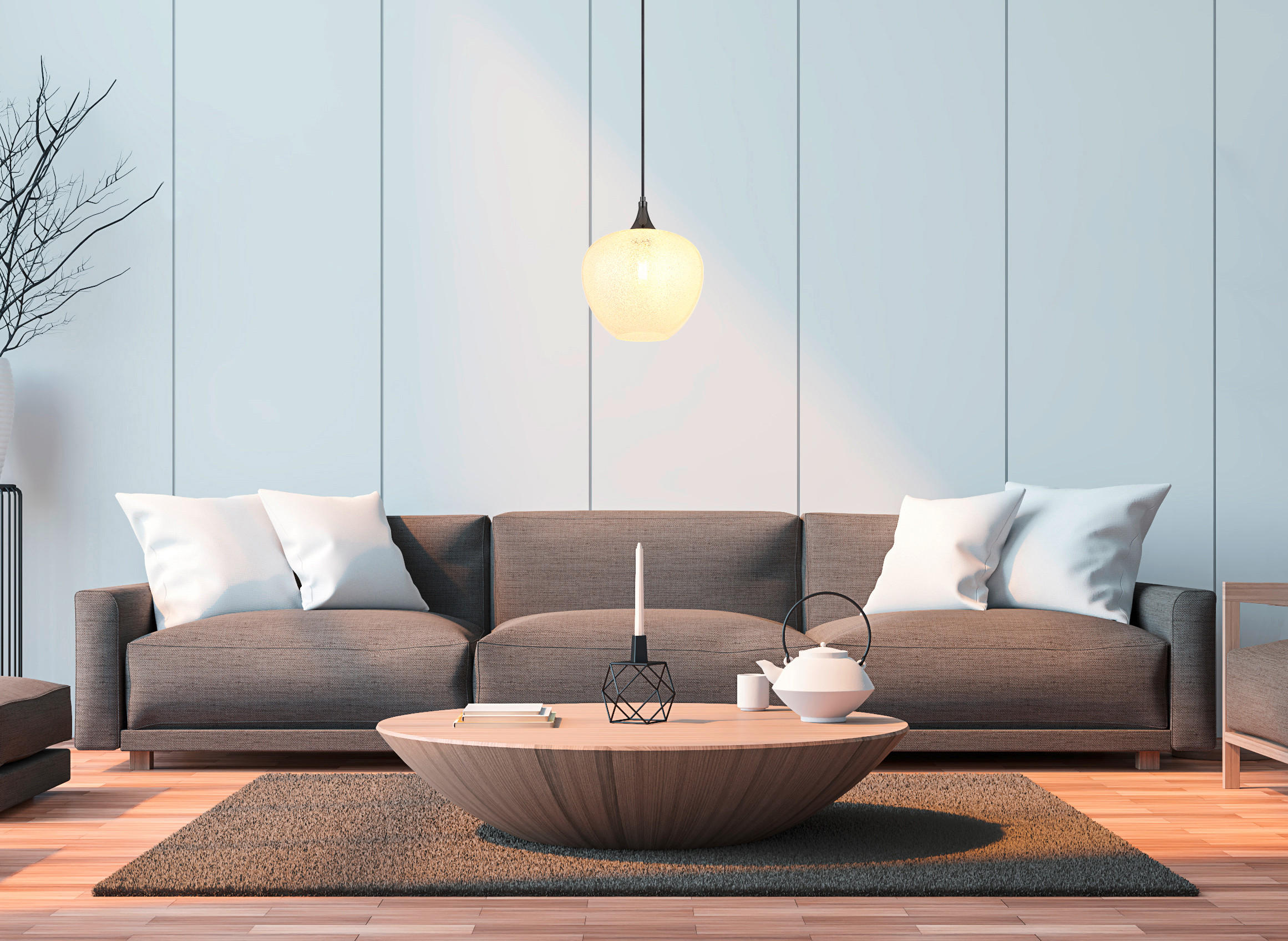 HÄNGELEUCHTE 29/120 cm    - Klar/Chromfarben, Konventionell, Glas/Kunststoff (29/120cm) - Globo