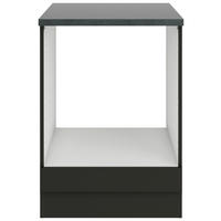 HERDUMBAUSCHRANK 60/84,8/60 cm  in Anthrazit  - Anthrazit, Basics, Holzwerkstoff (60/84,8/60cm) - Optifit