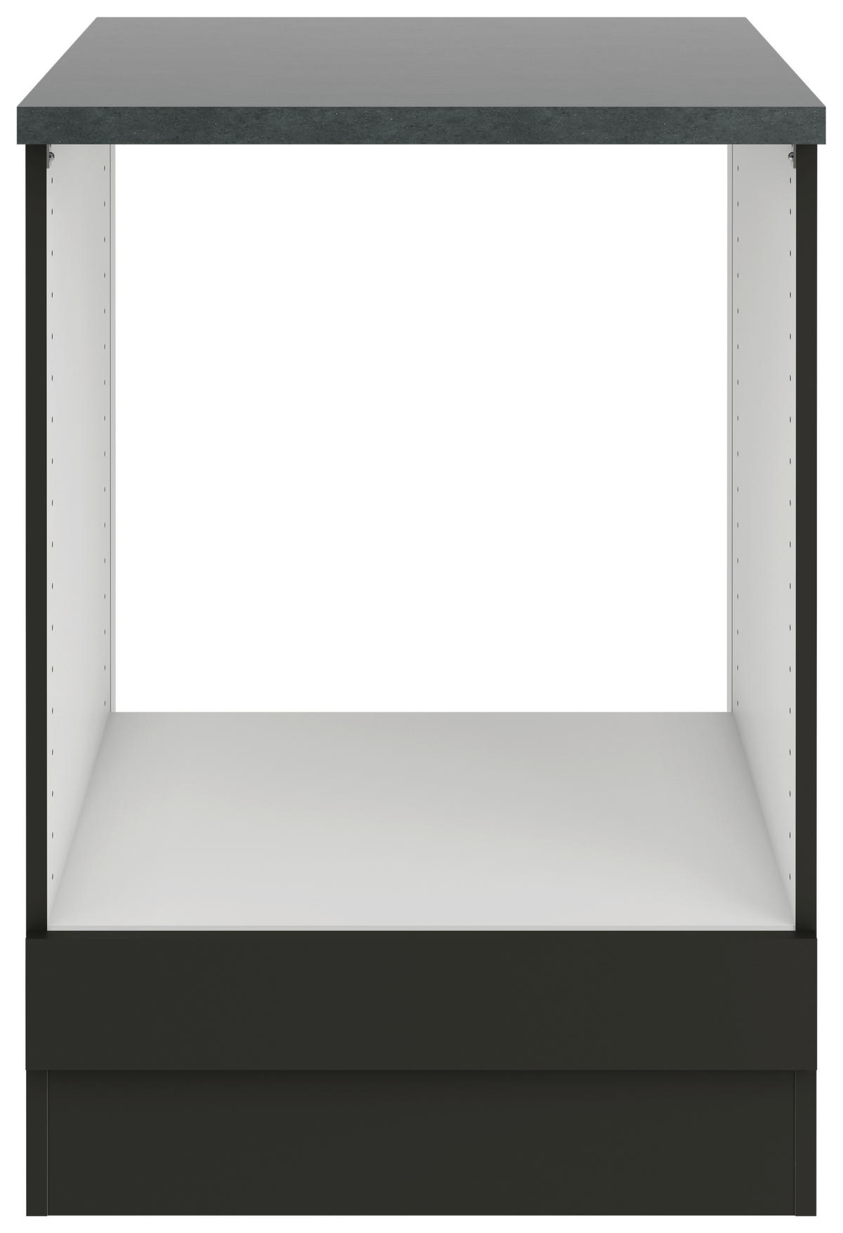 HERDUMBAUSCHRANK 60/84,8/60 cm  in Anthrazit  - Anthrazit, Basics, Holzwerkstoff (60/84,8/60cm) - Optifit