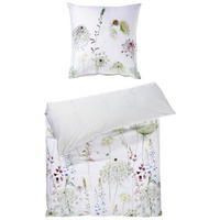 WENDEBETTWÄSCHE Meadow Makosatin 135/200 cm  - Multicolor, LIFESTYLE, Textil (135/200cm) - Estella