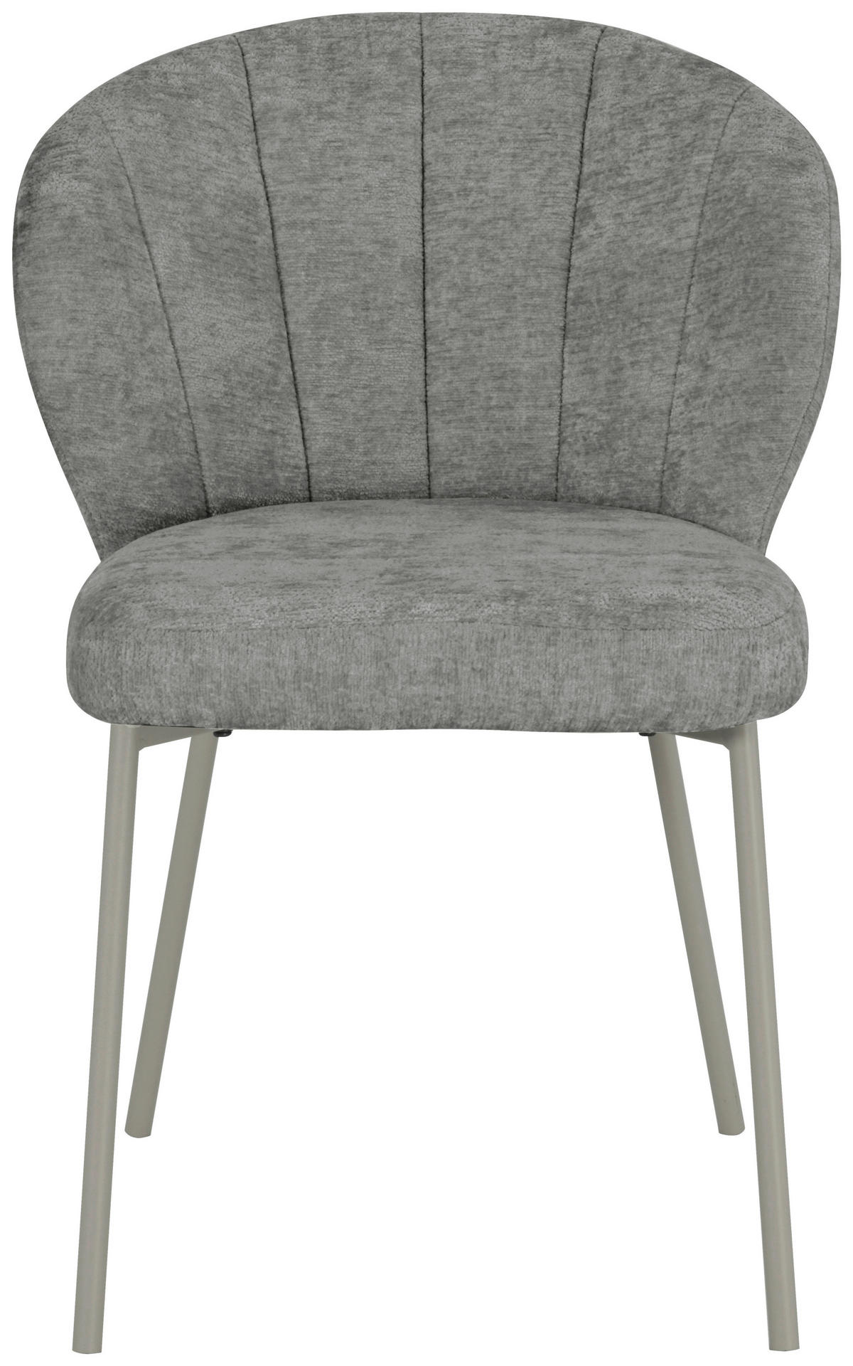 ŽIDLE, šedá - šedá, Moderní, kov/dřevo (55/79/59cm) - P & B