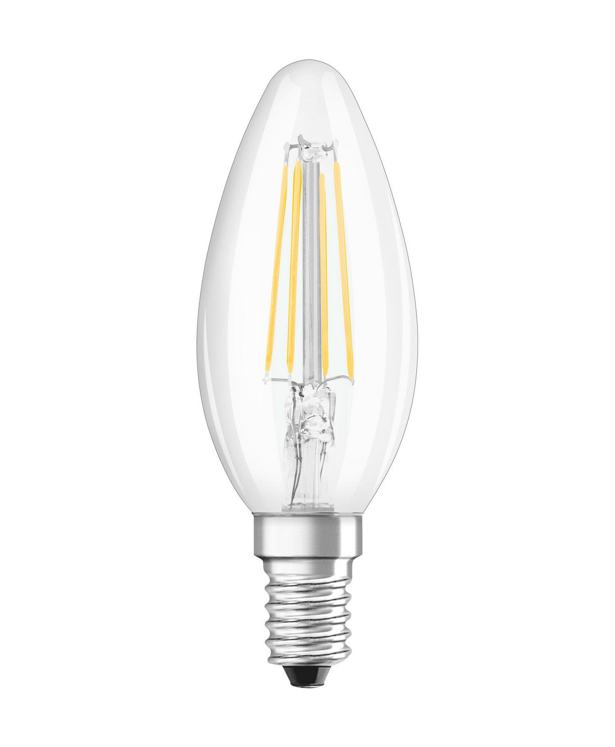 LED-FILAMENT-LEUCHTMITTEL   E14 40 W 470 lm  - Klar, Basics, Glas (3,5/10cm) - Osram