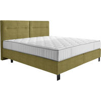 BOXSPRINGBETT 160/220 cm  in Grün  - Schwarz/Grün, Konventionell, Textil/Metall (160/220cm) - Esposa