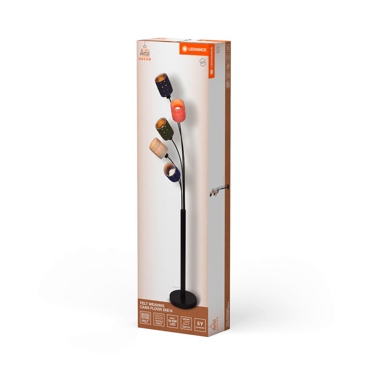 STEHLEUCHTE 50,5/48,5/173 cm    - Multicolor, Design (50,5/48,5/173cm) - Ledvance
