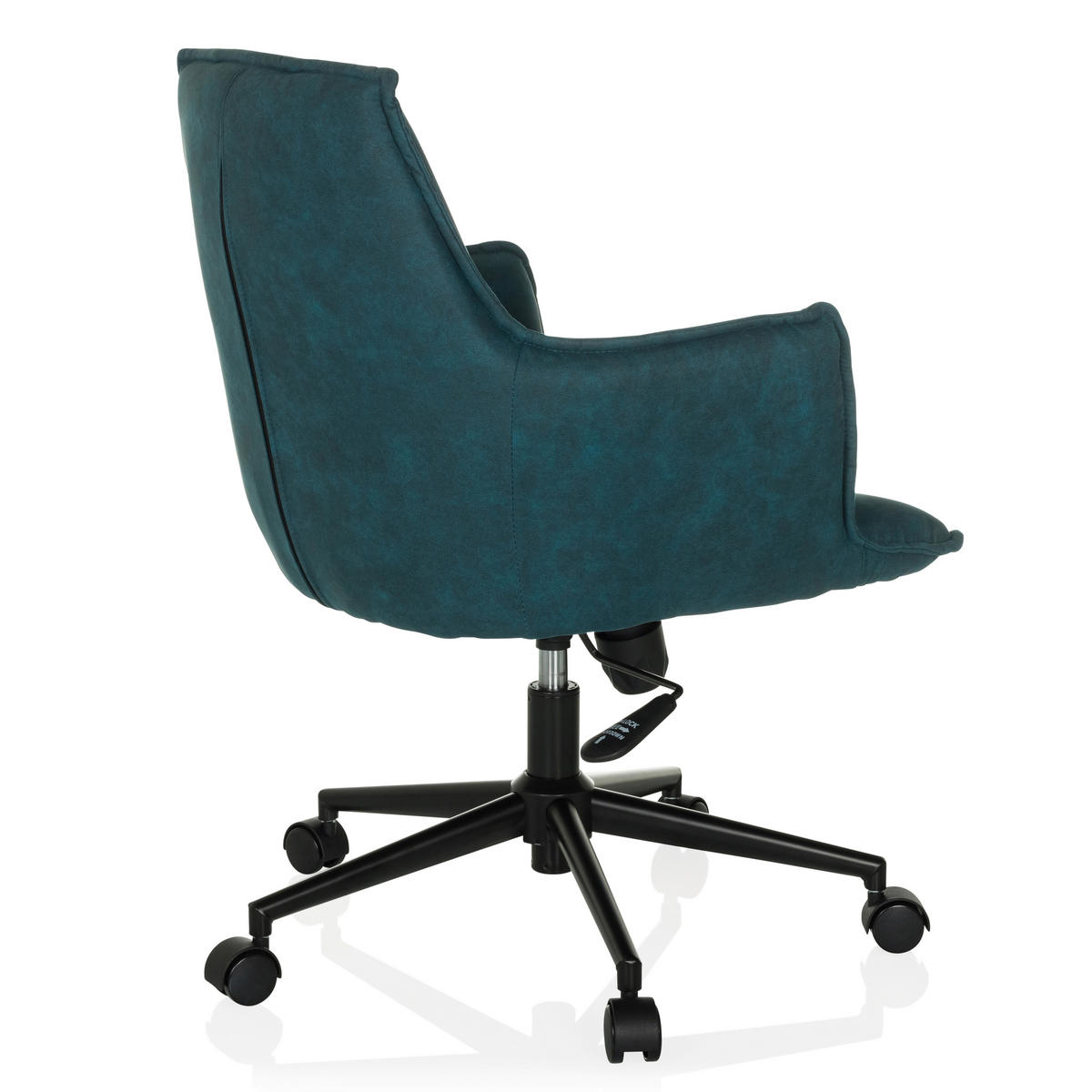 DREHSTUHL Dunkelblau  - Schwarz/Dunkelblau, MODERN, Kunststoff/Textil (54/85/70cm) - MID.YOU