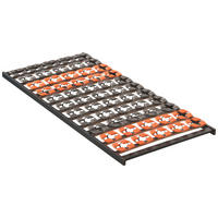 TALÍŘOVÝ LAMELOVÝ ROŠT,  (pro rám) 80/200 cm - oranžová/antracitová, Basics, dřevo (80/200cm) - Dieter Knoll