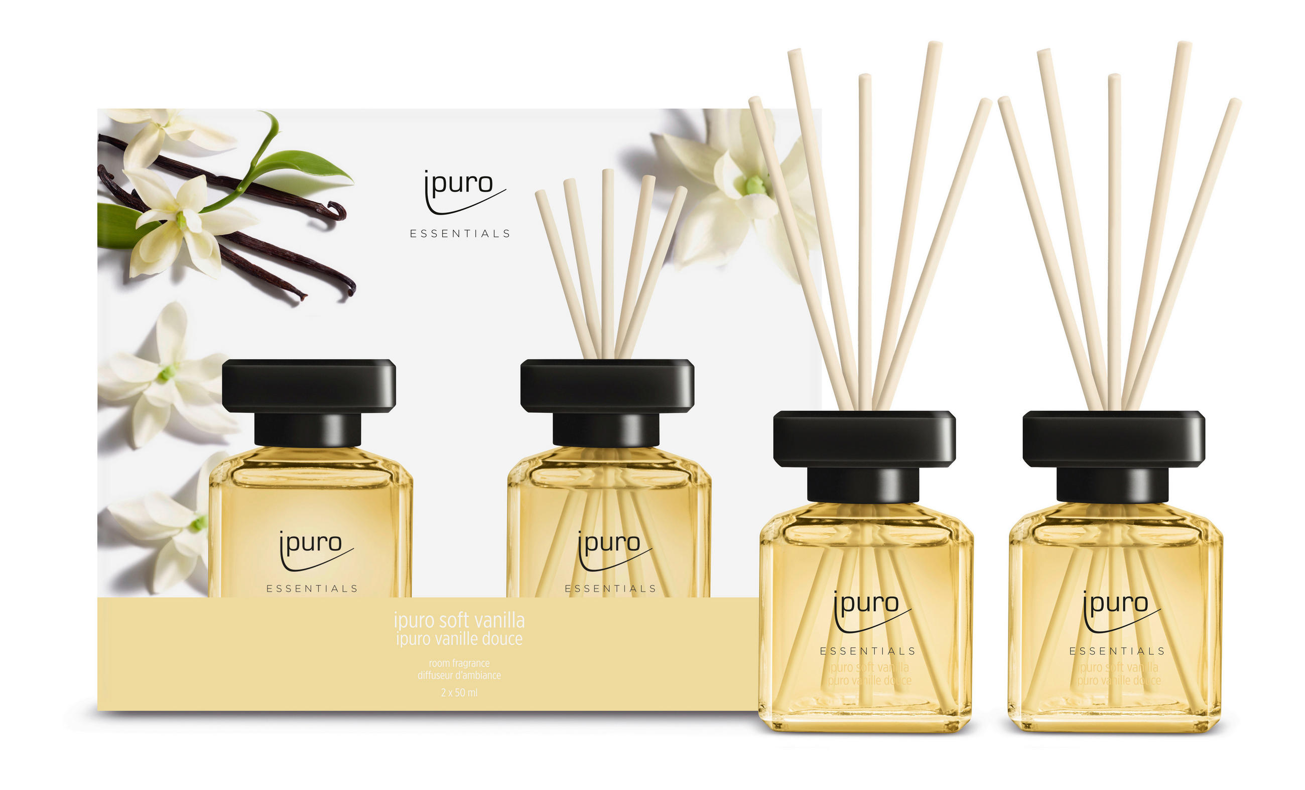 DIFUZOR DE AROME   - Basics, sticlă (100ml) - Ipuro