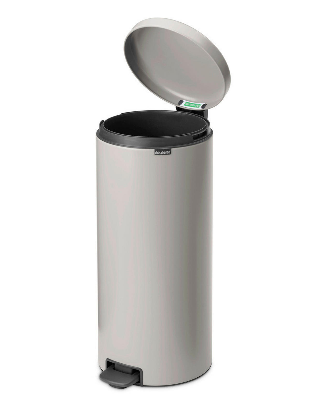 KANTA SA PAPUČICOM  30 l   - svetlosiva/antracit, Osnovno, metal/plastika (29.3/67.9/38cm) - Brabantia