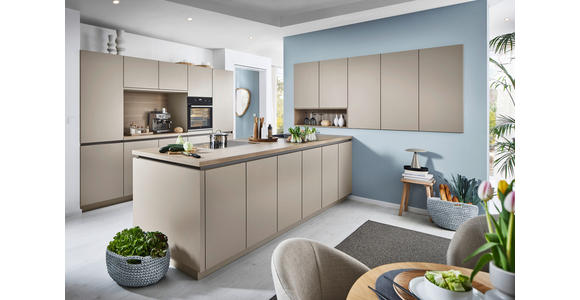 EINBAUKÜCHE - Lavagrau, Design, Holzwerkstoff - Dieter Knoll