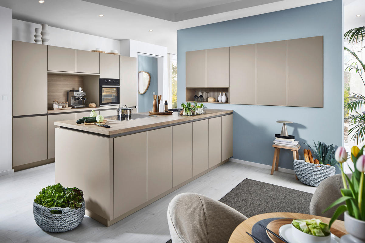 INBYGGNADSKÖK   - lavagrå, Design, trämaterial - Dieter Knoll