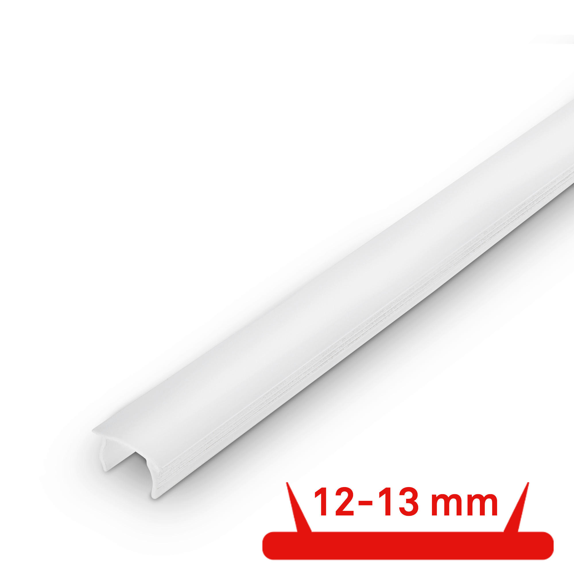 ABDECKKAPPEN  - Weiß, Basics, Kunststoff (130/1,2-1,3/1cm) - Briloner