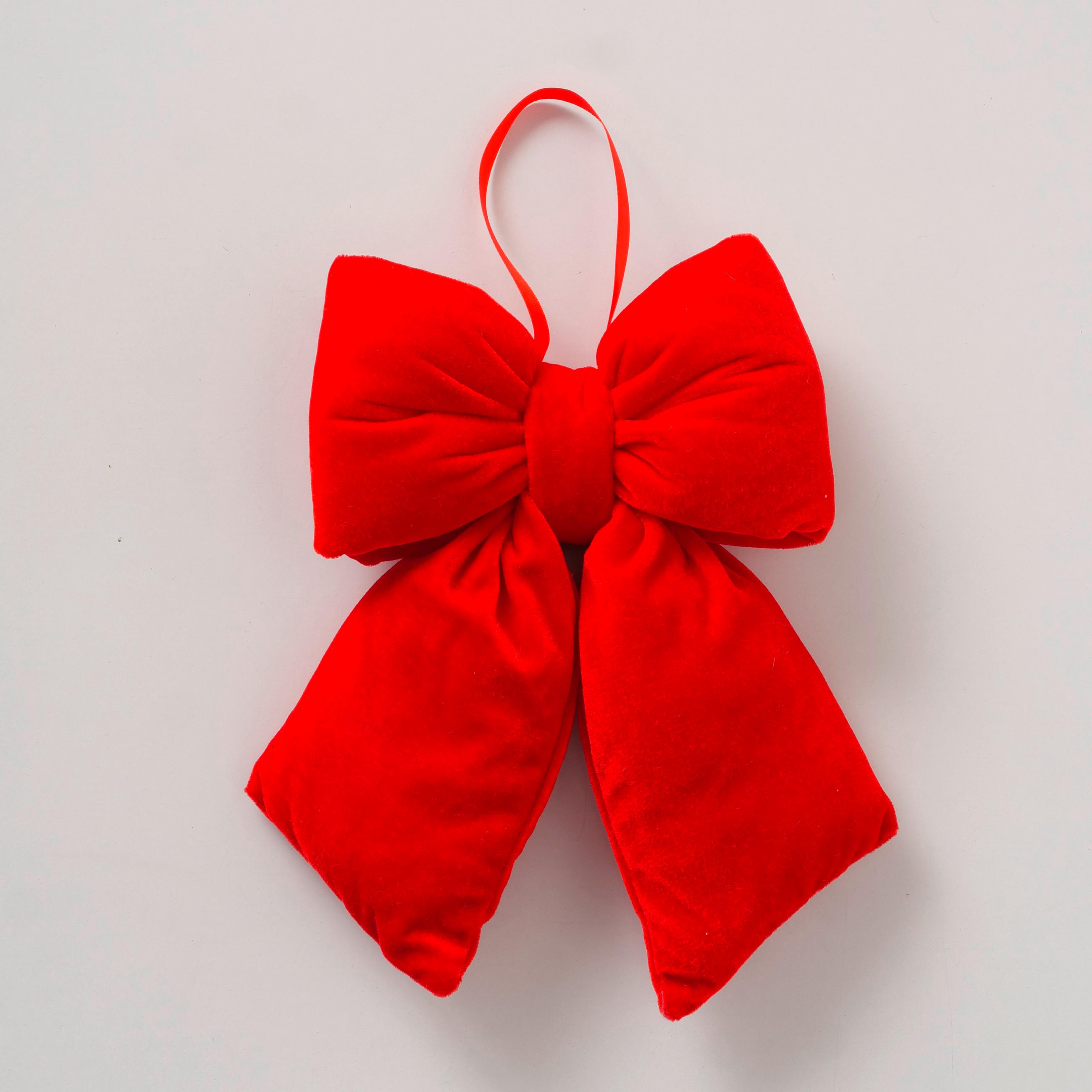 ZÁVESNÁ DEKORÁCIA - červená, Lifestyle, textil (30/28/6,5cm)