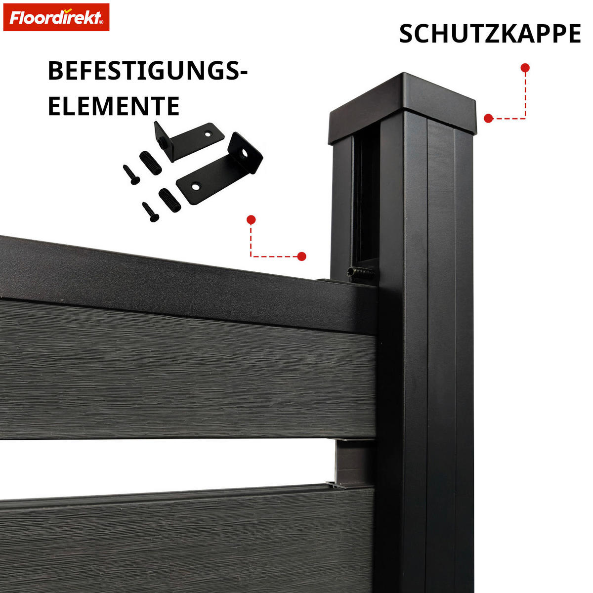 SICHTSCHUTZ - Basics (180/180cm) - Floordirekt