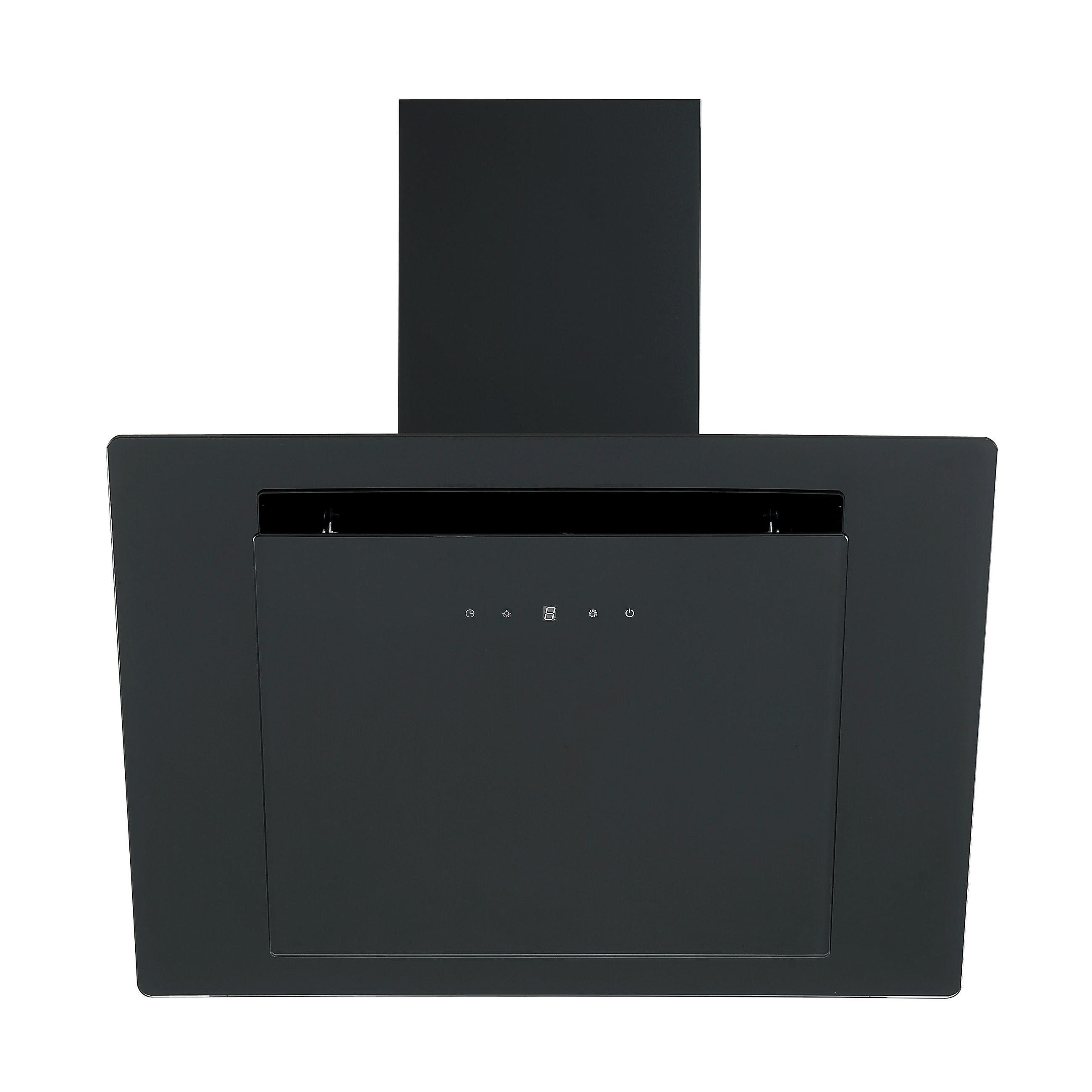 DUNSTABZUGSHAUBE  - Schwarz, Basics, Glas/Metall (60/43/76cm)