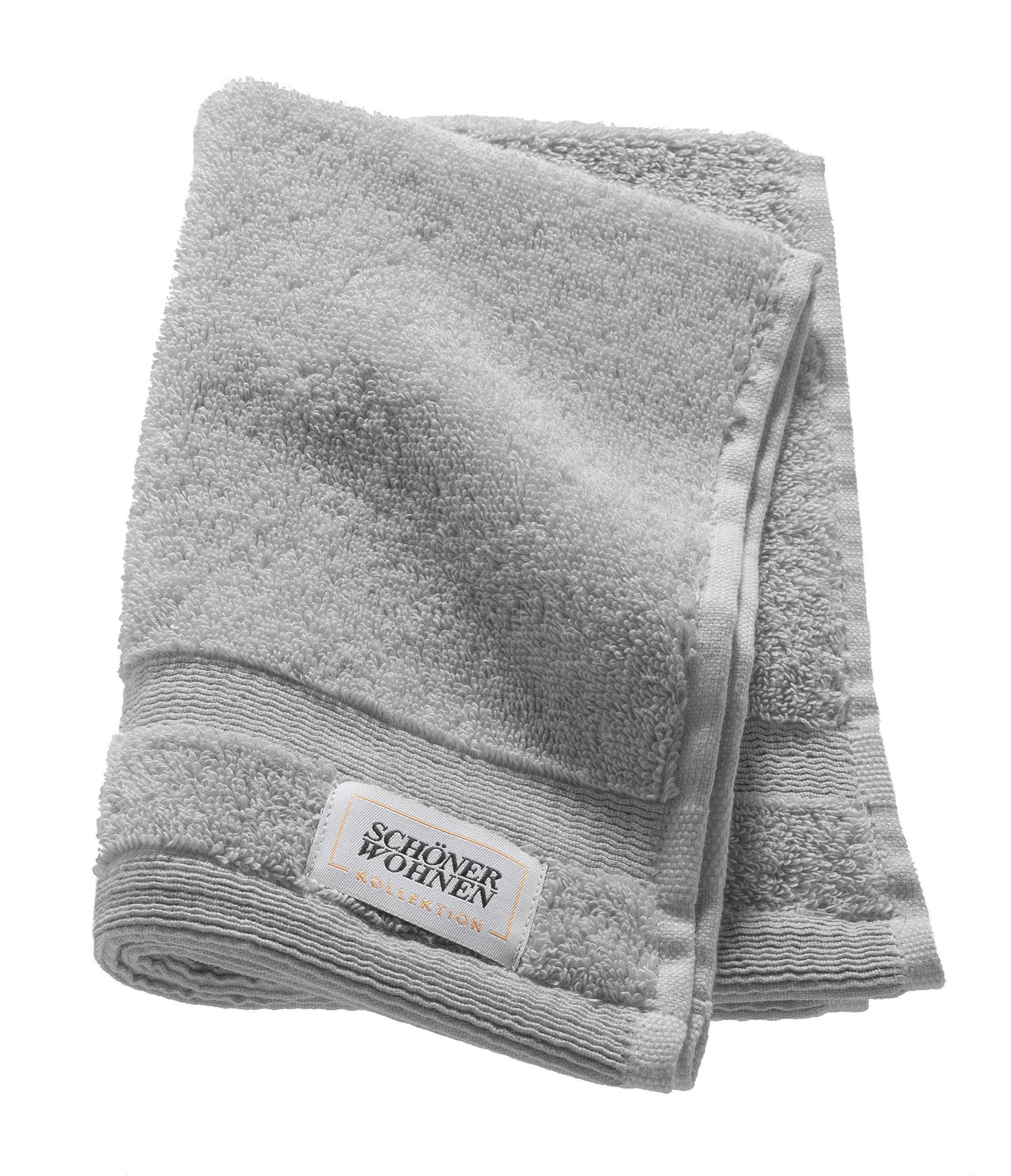GÄSTETUCH SW-Cuddly Grau 3-teilig 30/50 cm  - Grau, Basics, Textil (30/50cm) - Schöner Wohnen