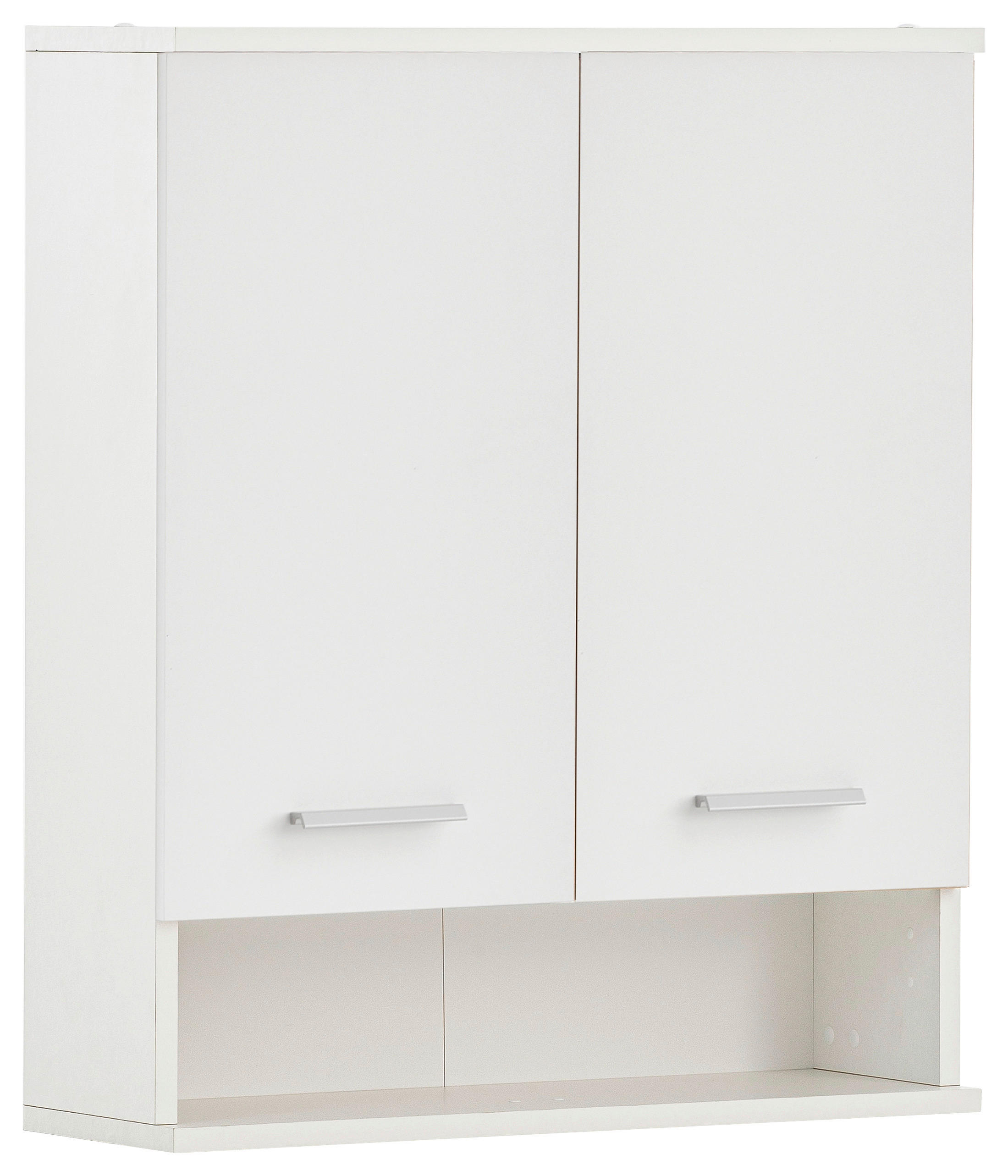 HÄNGESCHRANK 60/70,8/20,5 cm  - Chromfarben/Weiß, KONVENTIONELL, Holzwerkstoff/Metall (60/70,8/20,5cm) - Stylife