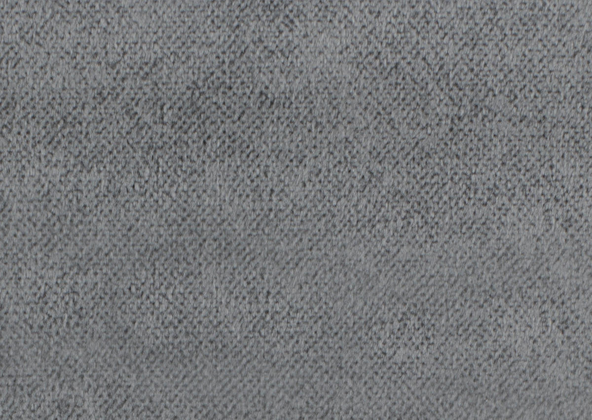 ECKSOFA in Velours Grau  - Schwarz/Grau, Basics, Holz/Textil (260/161cm) - Carryhome