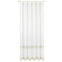 Perdea Tip Plasă  - bej/șampanie, Basics, textil (290cm)