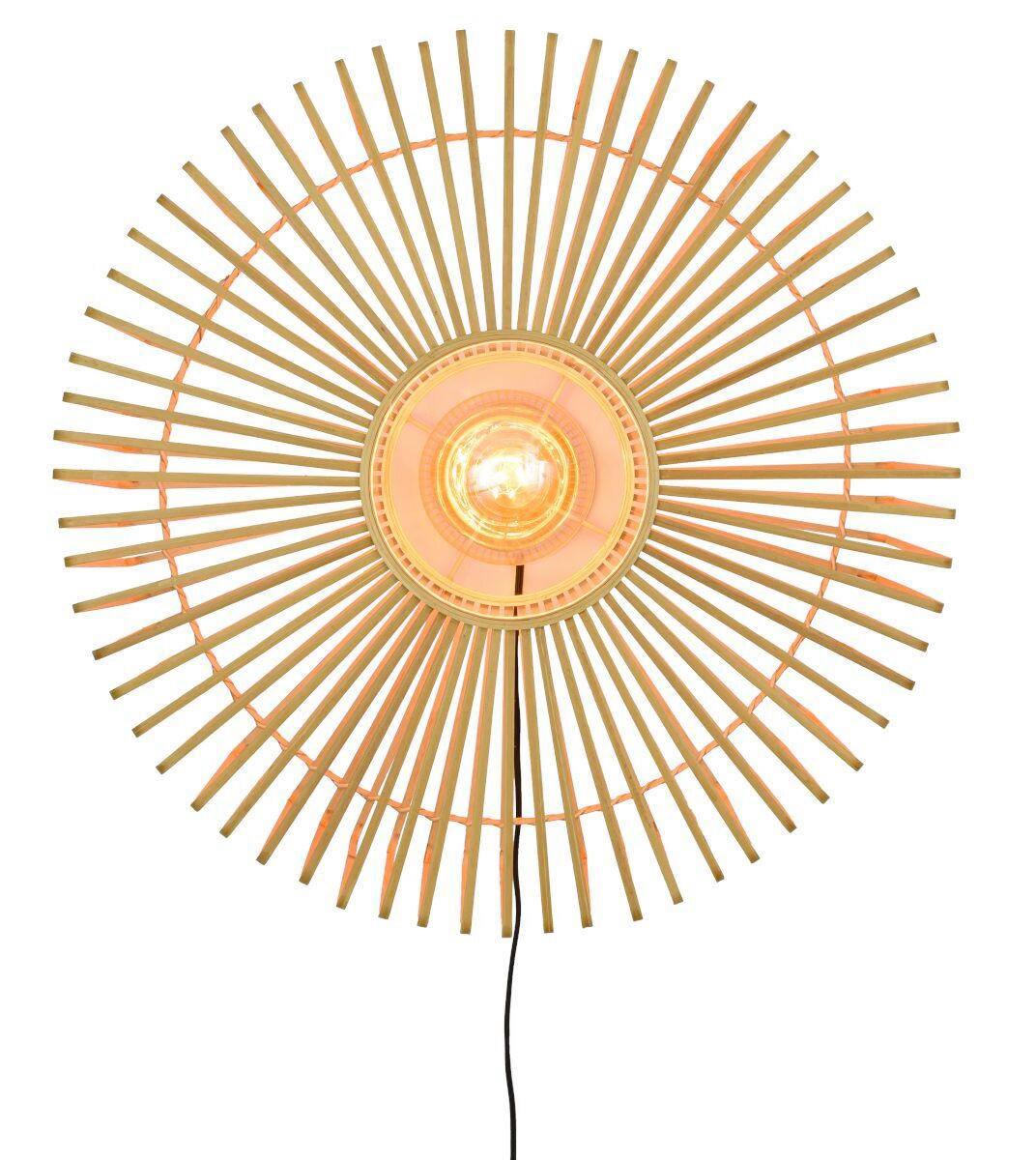 NÁSTENNÉ SVIETIDLO, 20/60 cm  - prírodná farba, Trend, drevo (20/60cm) - Good & Mojo