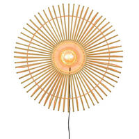 WANDLEUCHTE GOOD&MOJO 20/60 cm  - Naturfarben, Trend, Holz (20/60cm) - Good & Mojo