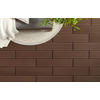 TERRASSENDIELE Dunkelbraun 8 Stück  - Dunkelbraun, Basics, Kunststoff (59,2/13,4/3,3cm) - Ambia Garden