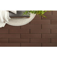 TERRASSENDIELE Dunkelbraun 8 Stück  - Dunkelbraun, Basics, Kunststoff (59,2/13,4/3,3cm) - Ambia Garden