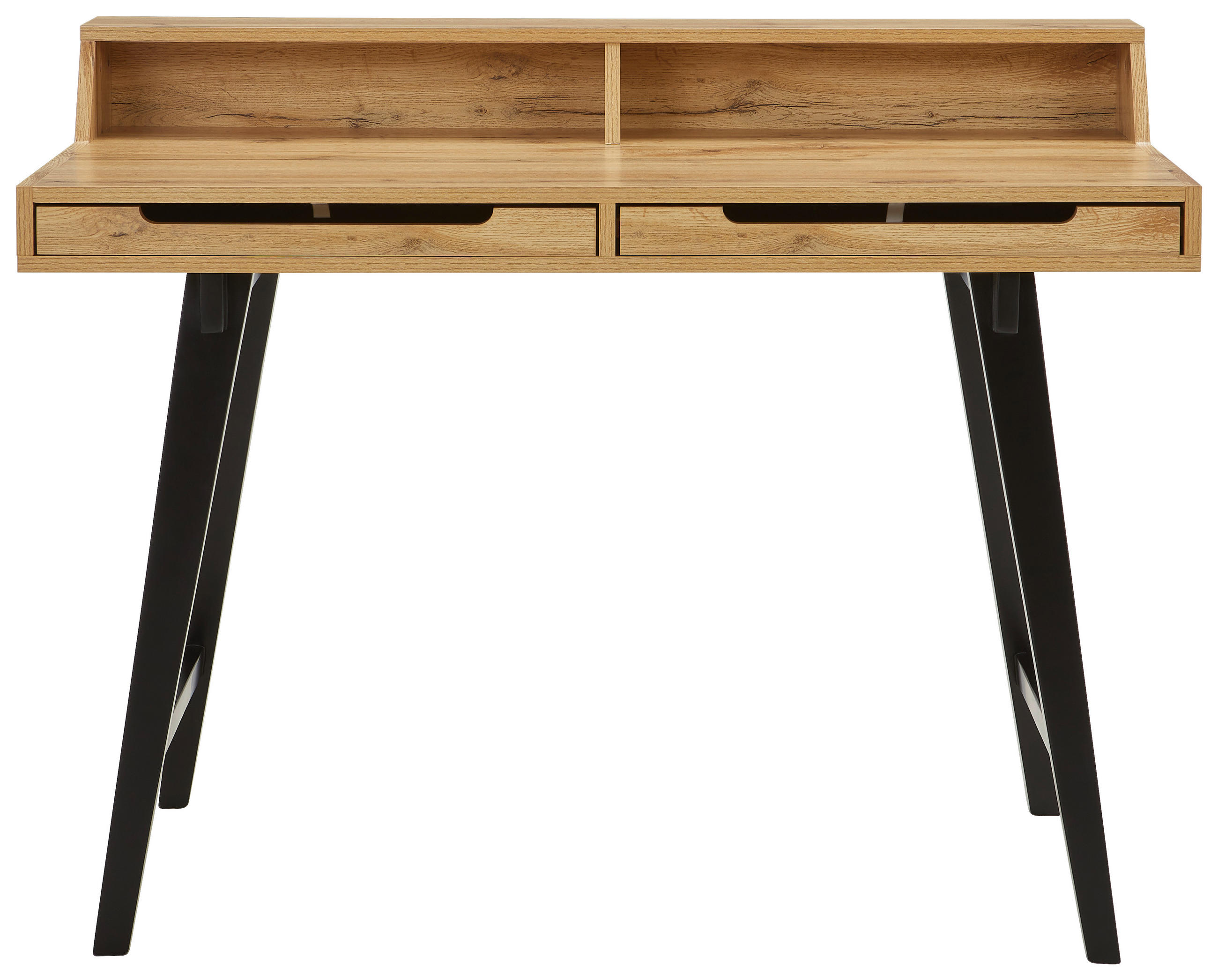 Thumbnail - Boxxx Schreibtisch, Wildeiche, Holz, Holzwerkstoff, Wildeiche, teilmassiv, Holz, 2 Schublade(n) Schubladen, rechteckig, ...