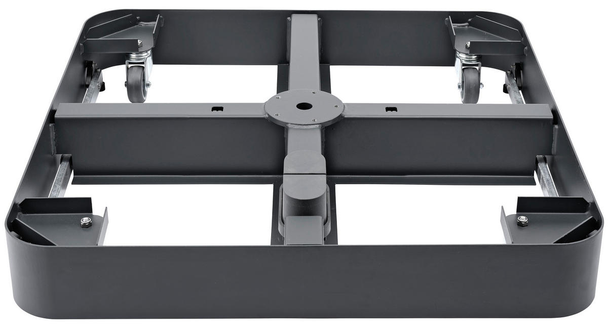 SONNENSCHIRMSTÄNDER - Anthrazit, KONVENTIONELL, Metall (94/14,6/94cm) - Glatz