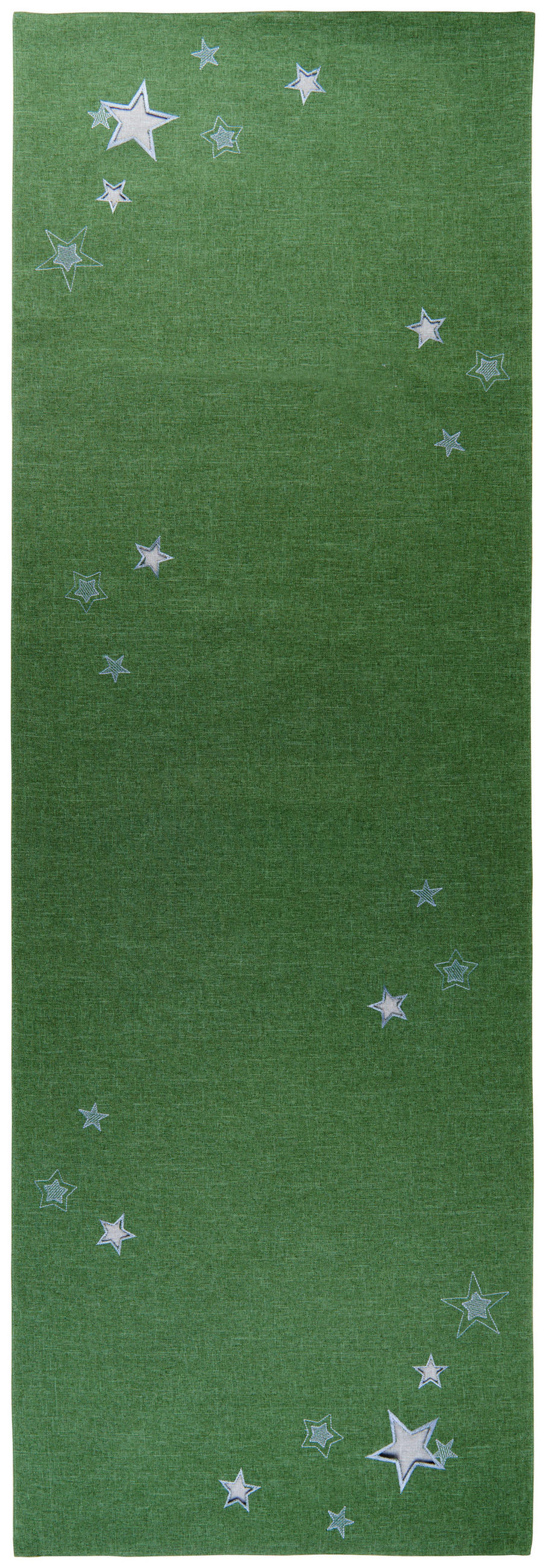 X-Mas ÚZKY OBRUS, 40/25 cm, sivá, zelená