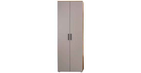 GARDEROBENSCHRANK 68/198/29 cm  - Wildeiche/Beige, Design, Holzwerkstoff/Metall (68/198/29cm) - Moderano