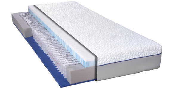 TASCHENFEDERKERNMATRATZE 90/200 cm - Basics, Textil (90/200cm) - Dieter Knoll