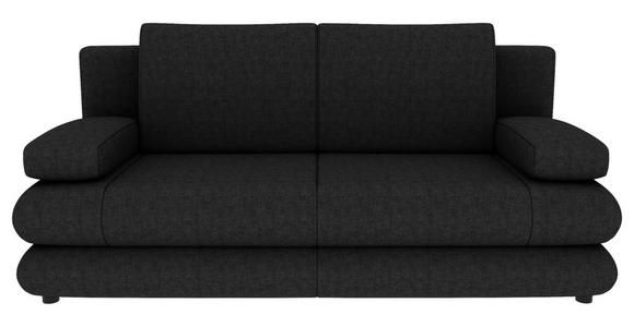SCHLAFSOFA  in Mikrofaser Anthrazit  - Anthrazit/Schwarz, KONVENTIONELL, Kunststoff/Textil (212/93/90cm) - Carryhome