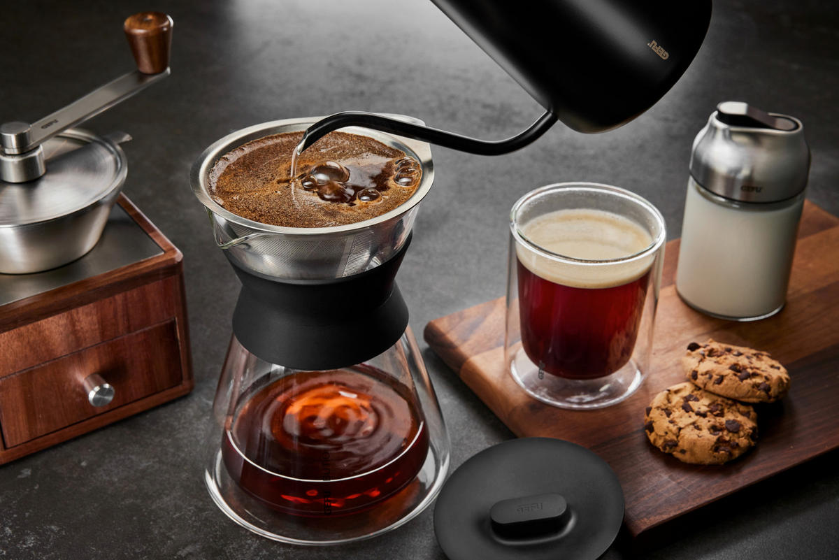 KAFFEEBEREITER - Design, Glas/Kunststoff (12,7/20cm) - Gefu