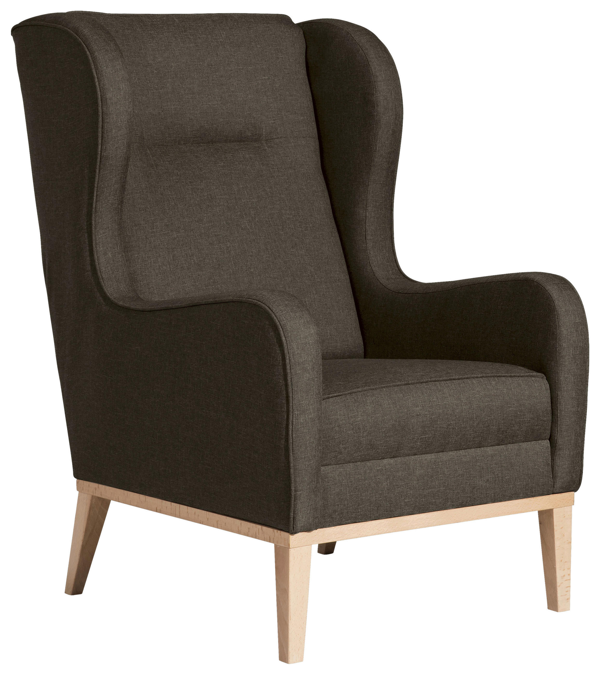 OHRENSESSEL Flachgewebe Sahara  - Naturfarben/Sahara, KONVENTIONELL, Holz/Textil (66/104/78cm) - Max Winzer
