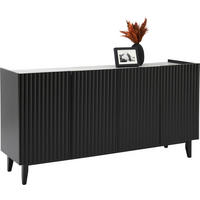 SIDEBOARD  in 157/80/45 cm  - Schwarz, LIFESTYLE, Holz/Holzwerkstoff (157/80/45cm) - Livetastic