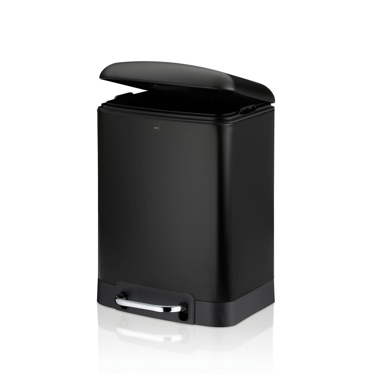 KOSMETIKEIMER 6 l  Metall  - Schwarz, Basics, Metall (22,5/20,5/32,5cm) - Kela