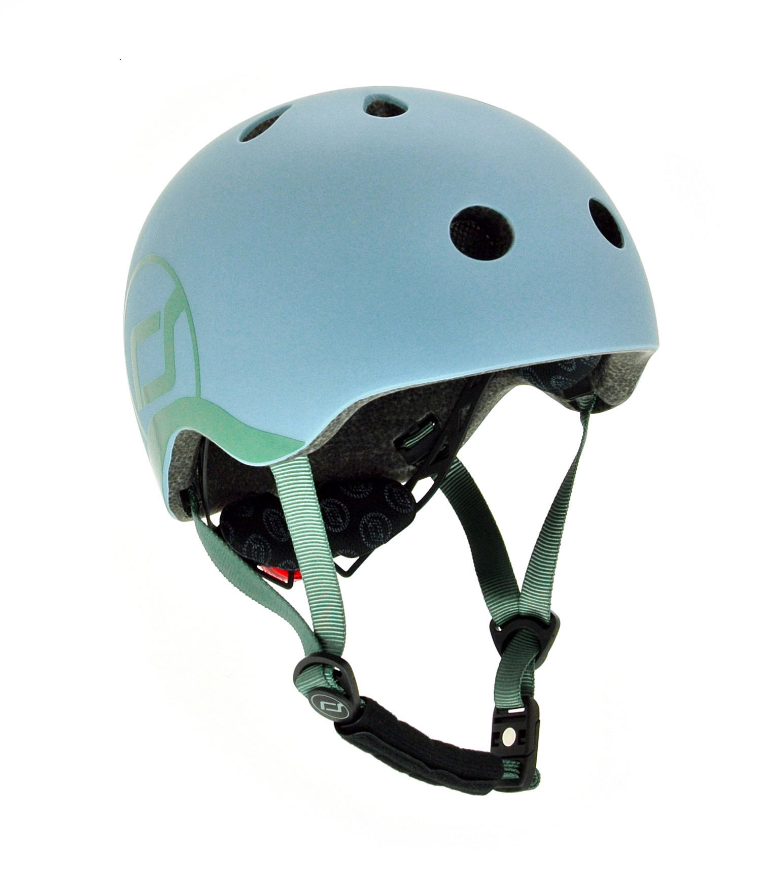 KINDERHELM XXS-S  - Blau/Dunkelgrün, Trend, Kunststoff/Textil (XXS-Snull) - Scoot and Ride
