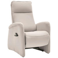 FERNSEHSESSEL in Chenille Beige  - Beige, Konventionell, Textil (79/114/87-176cm) - Valdera