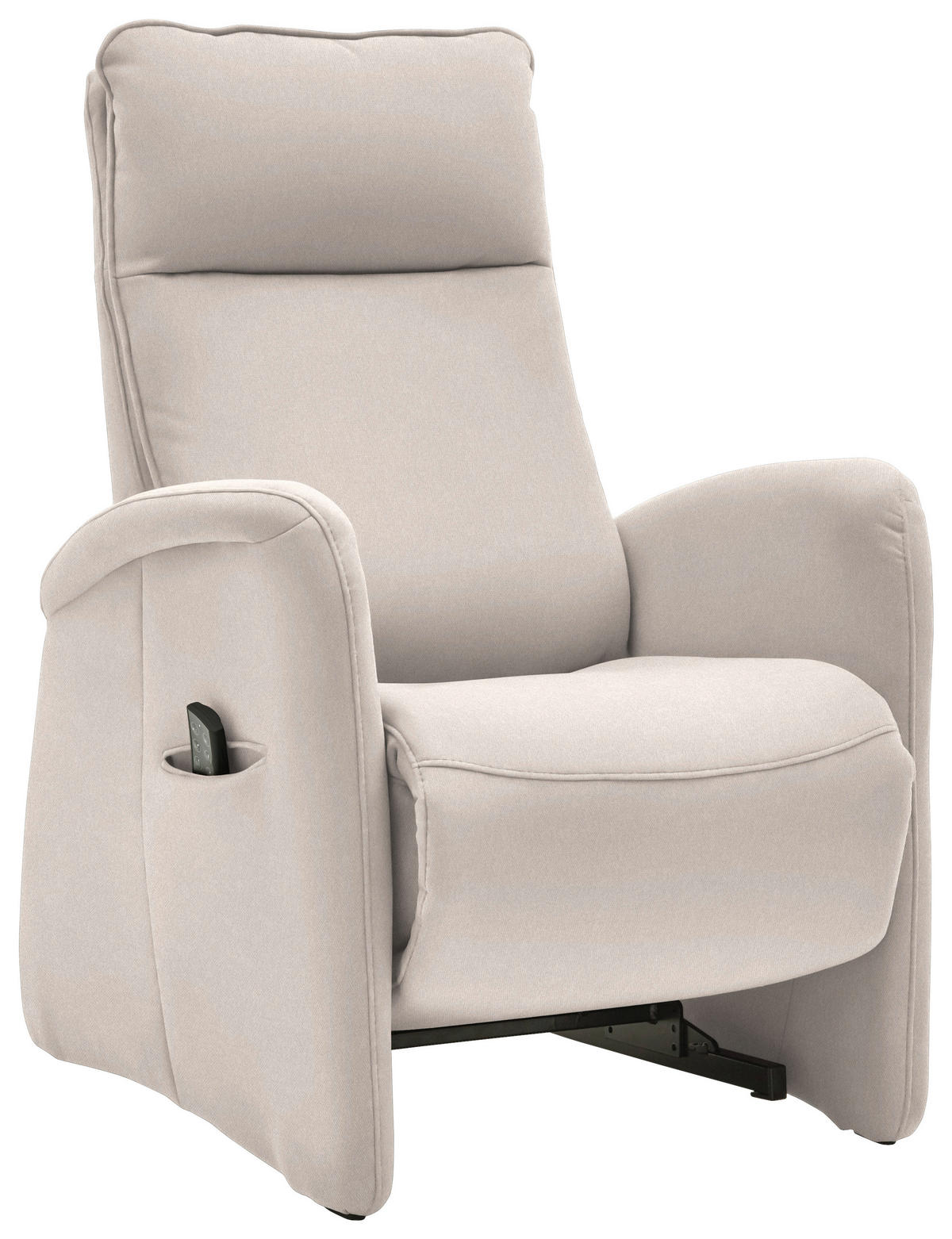 FERNSEHSESSEL in Chenille Beige  - Beige, Konventionell, Textil (79/114/87-176cm) - Valdera