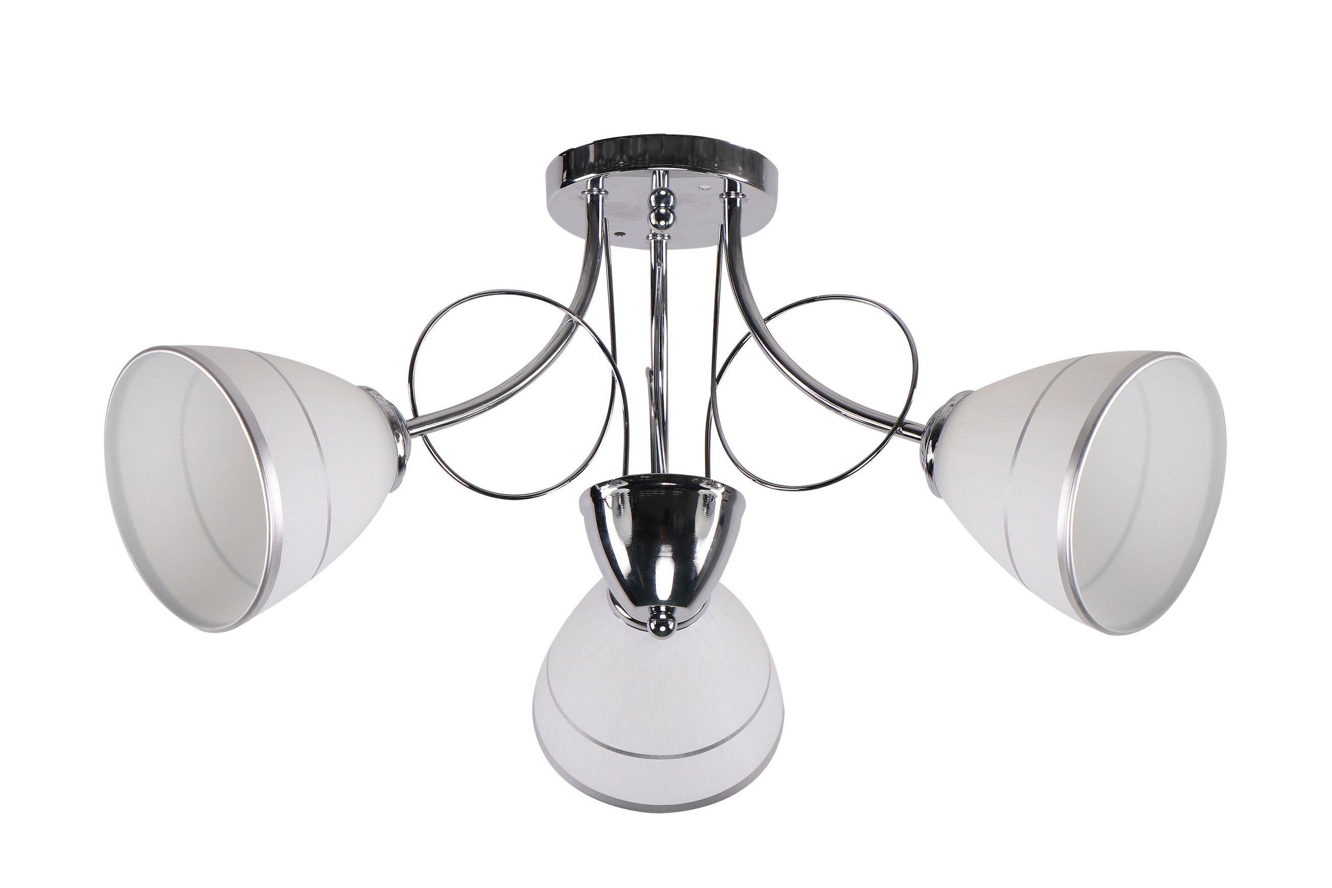 TAKLAMPA Elotte  - kromfärg, Klassisk, metall (58/58cm)