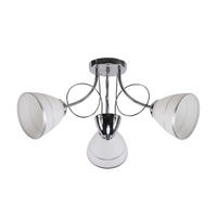 TAKLAMPA Elotte  - kromfärg, Klassisk, metall (58/58cm)