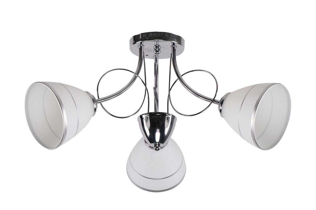 TAKLAMPA Elotte  - kromfärg, Klassisk, metall (58/58cm)