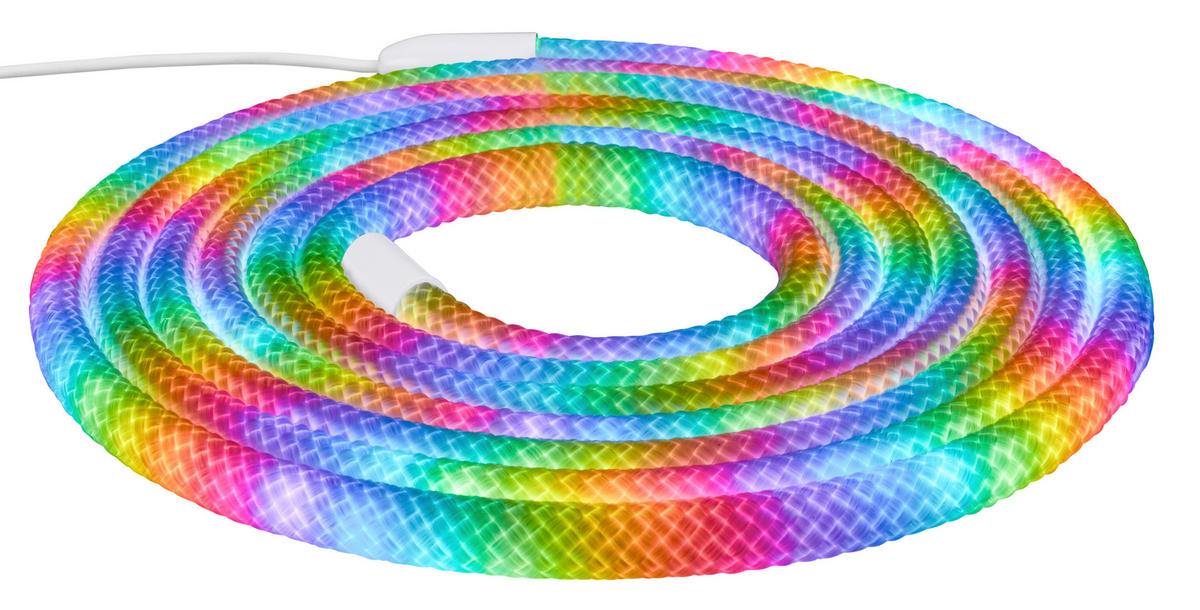 LICHTSCHLAUCH 500 cm  - Weiß, Trend, Kunststoff (500cm)