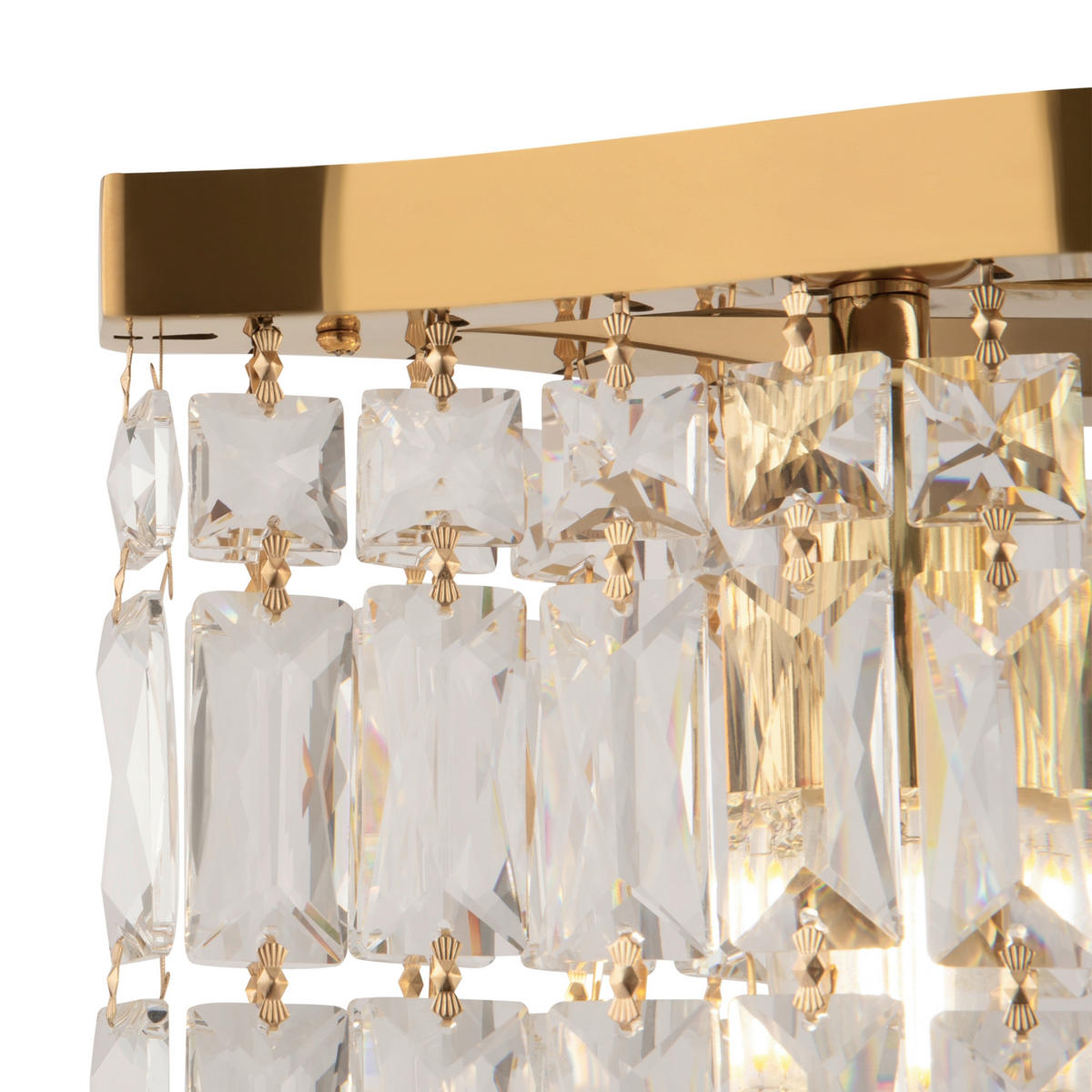 VISEČA NIHALNA SVETILKA   93/18/12,3 cm          60 W E14 - zlate barve, Basics, kovina/steklo (93/18/12,3cm) - MAYTONI